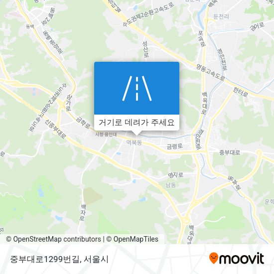 중부대로1299번길 지도