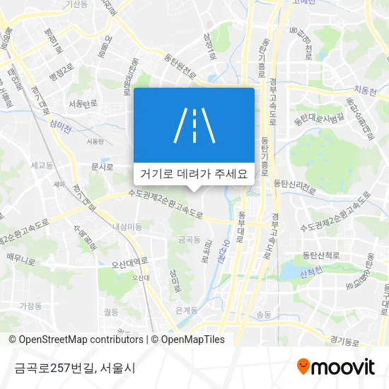 금곡로257번길 지도