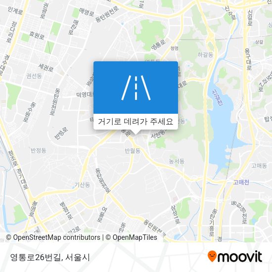 영통로26번길 지도
