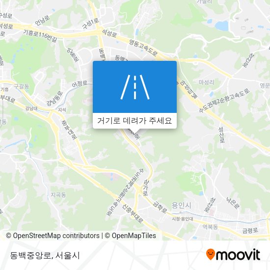 동백중앙로 지도