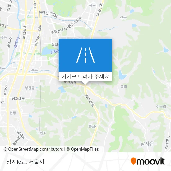 장지Ic교 지도
