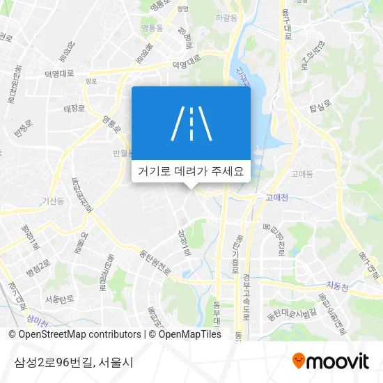 삼성2로96번길 지도