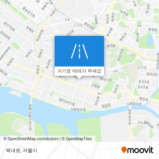 목내로 지도