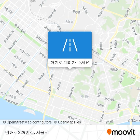 만해로229번길 지도