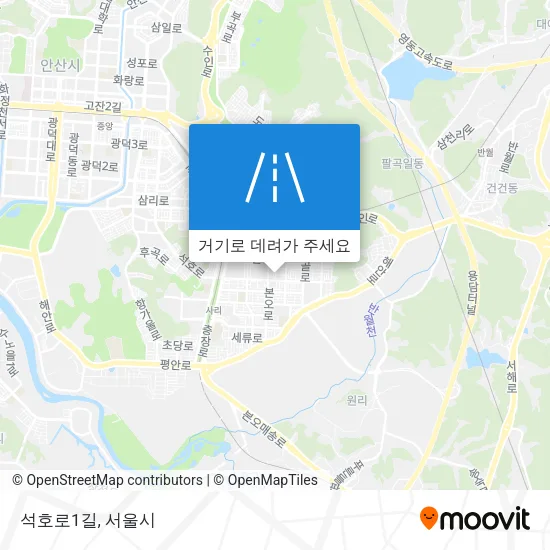 석호로1길 지도