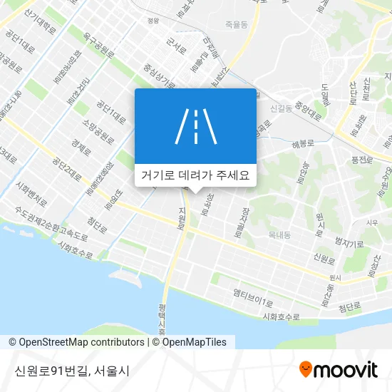 신원로91번길 지도
