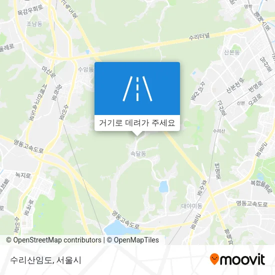 수리산임도 지도
