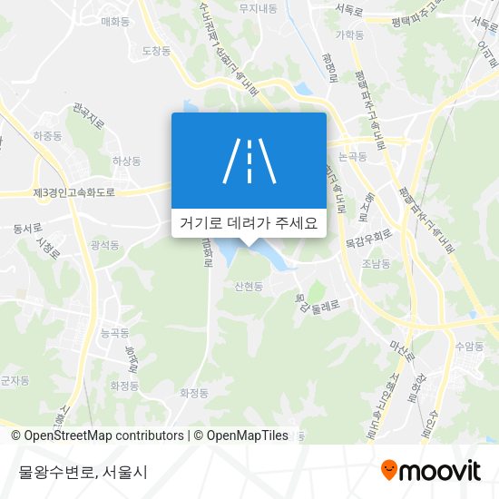 물왕수변로 지도