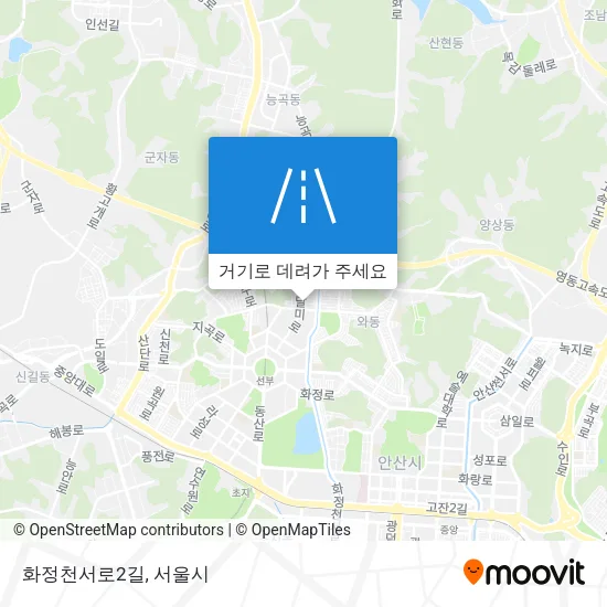 화정천서로2길 지도