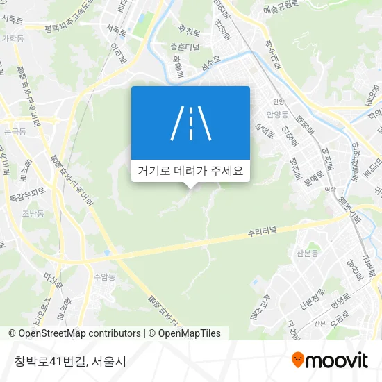 창박로41번길 지도