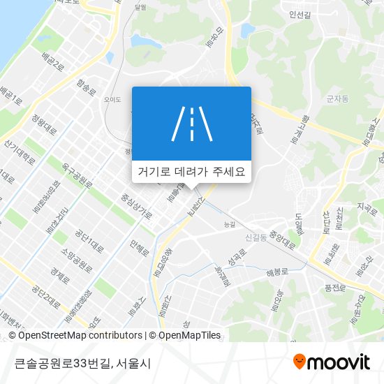 큰솔공원로33번길 지도