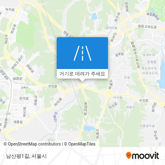 남산평1길 지도