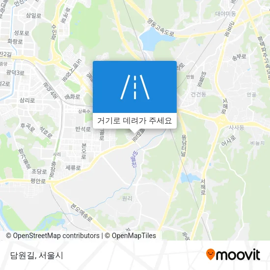 담원길 지도