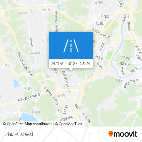 가학로 지도