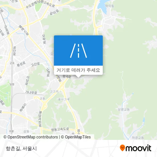 향촌길 지도