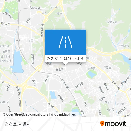 천천로 지도