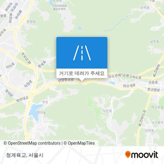 청계육교 지도