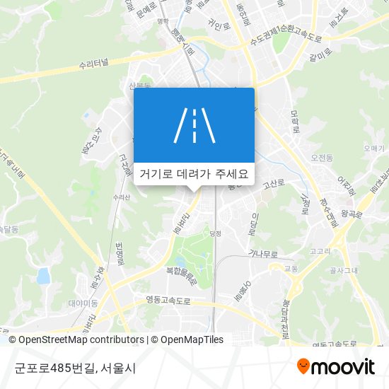 군포로485번길 지도