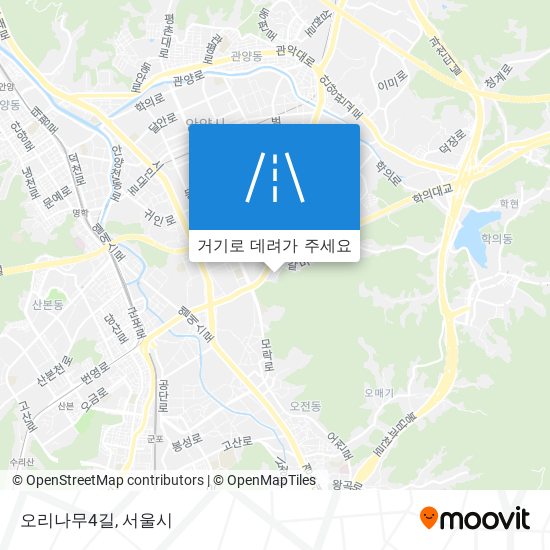 오리나무4길 지도