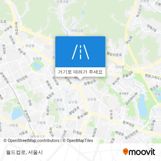 월드컵로 지도
