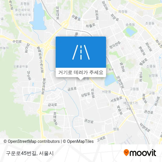 구운로45번길 지도