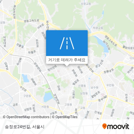 송정로24번길 지도