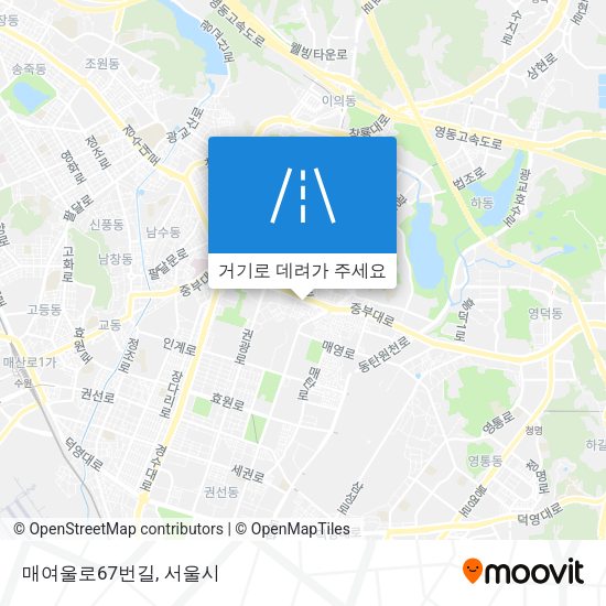매여울로67번길 지도