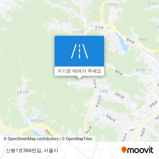 신봉1로366번길 지도