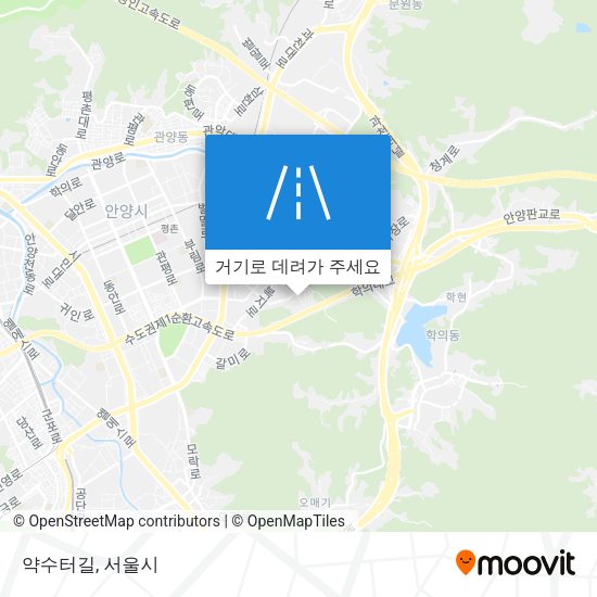 약수터길 지도