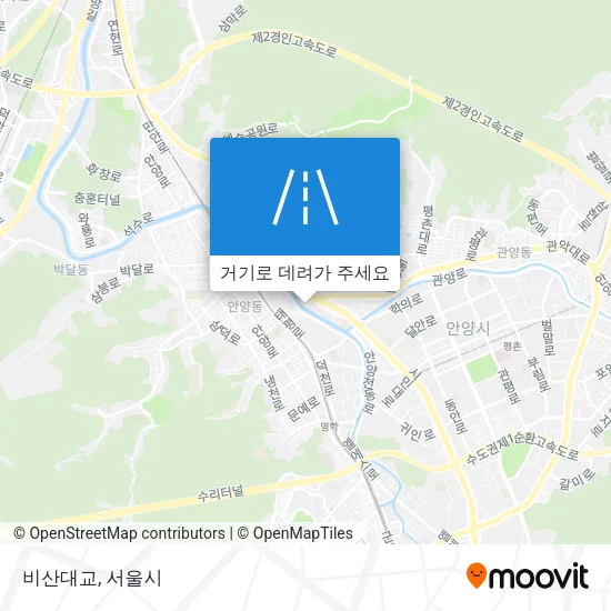 비산대교 지도