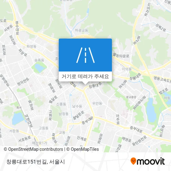 창룡대로151번길 지도
