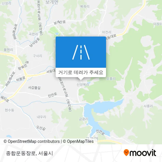 종합운동장로 지도