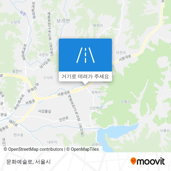 문화예술로 지도
