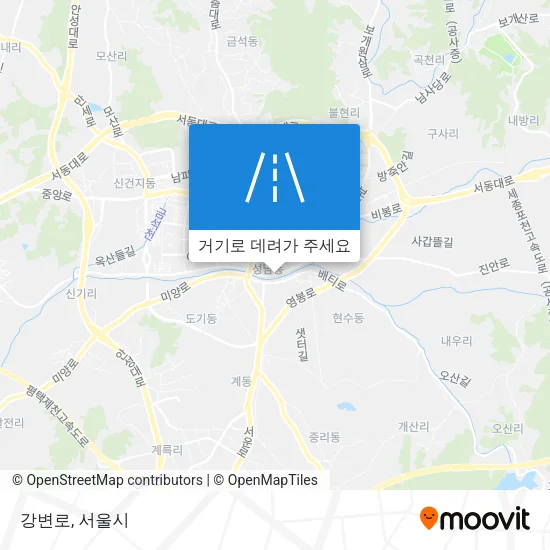 강변로 지도