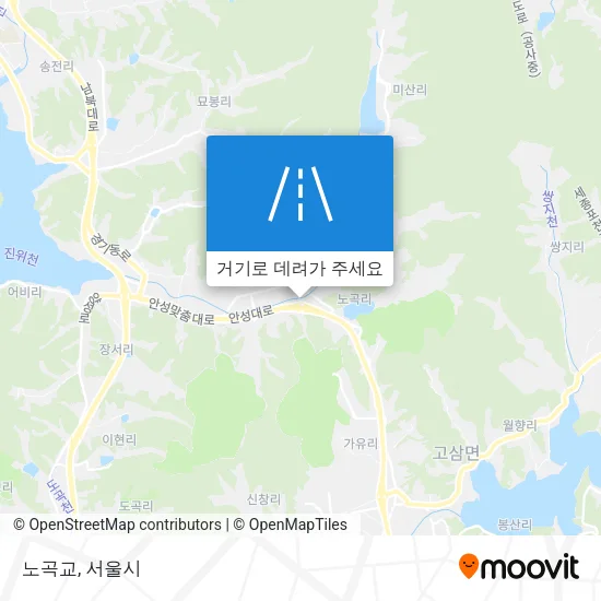 노곡교 지도