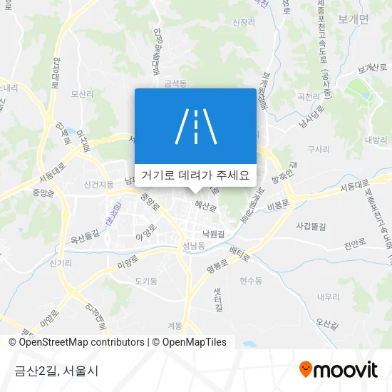 금산2길 지도