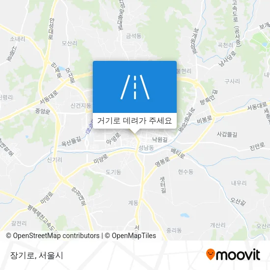 장기로 지도