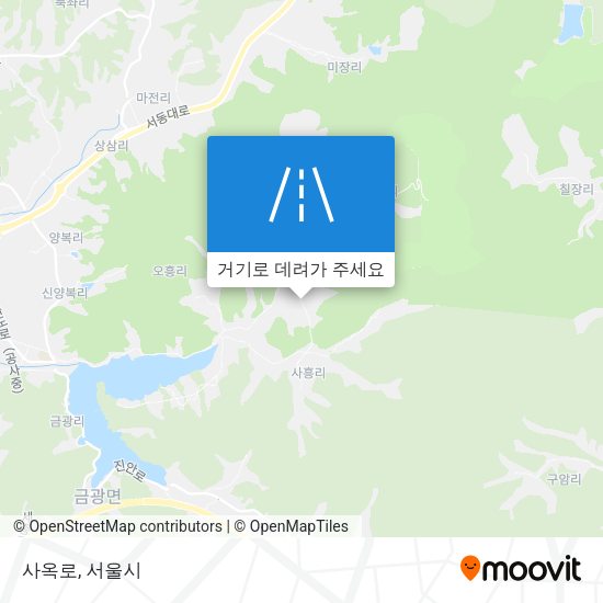 사옥로 지도