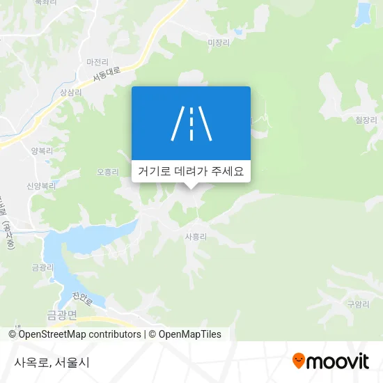 사옥로 지도