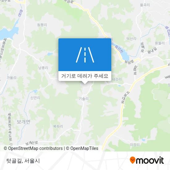 텃골길 지도