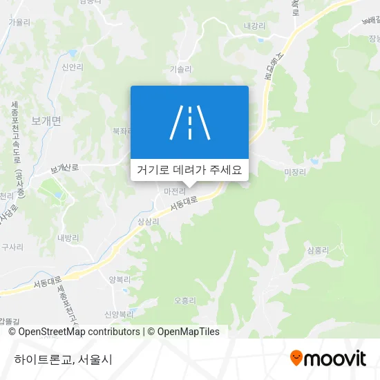 하이트론교 지도