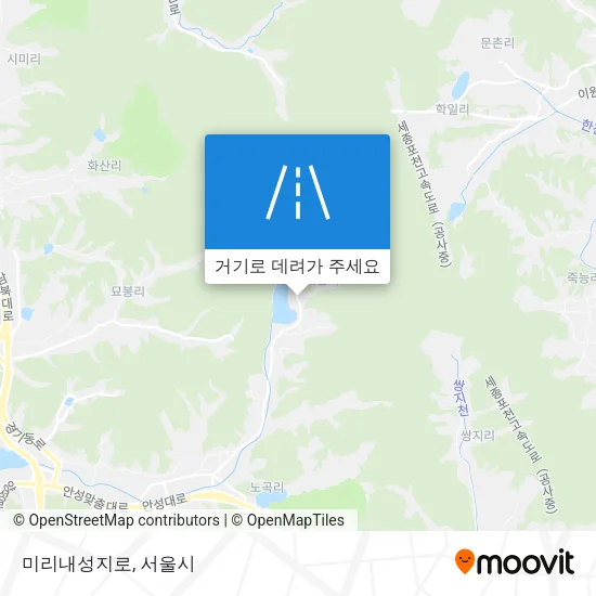 미리내성지로 지도