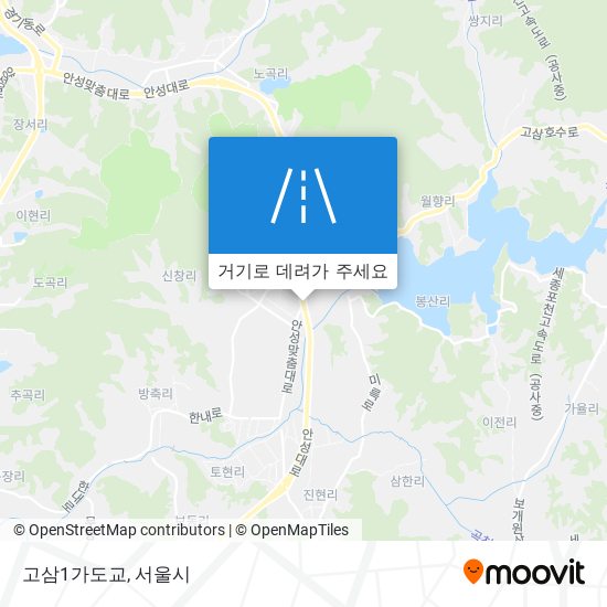 고삼1가도교 지도