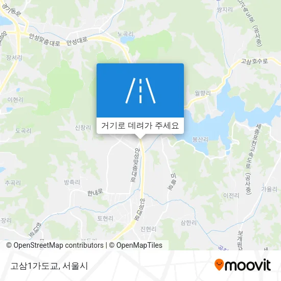 고삼1가도교 지도