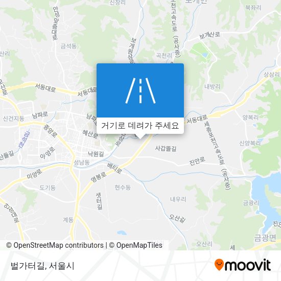 벌가터길 지도