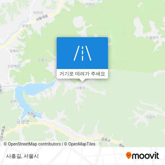 사흥길 지도