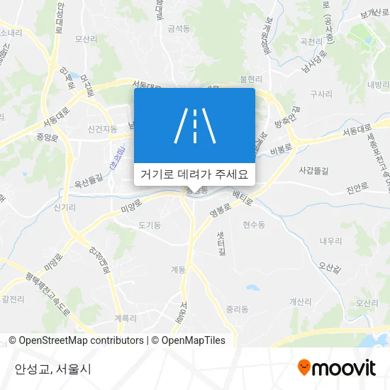 안성교 지도