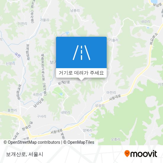 보개산로 지도