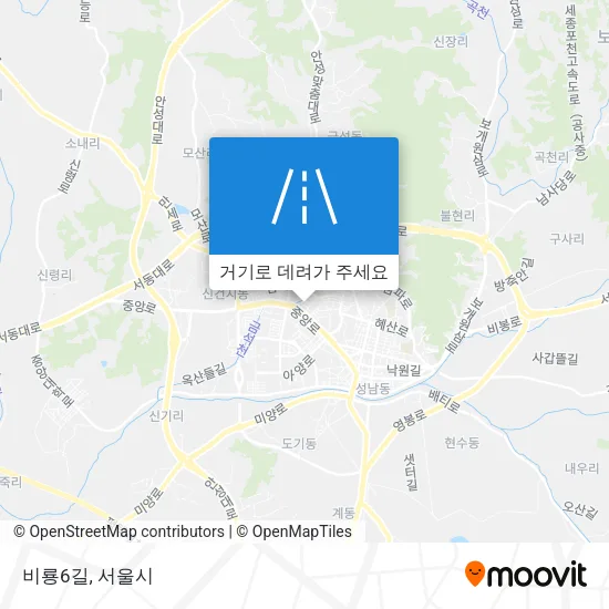 비룡6길 지도