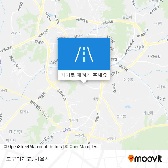 도구머리교 지도